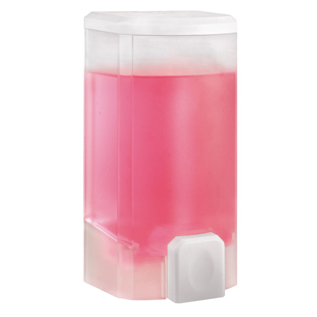 Dozator sapun Ferro 69086.P, plastic, transparent, 500 ml