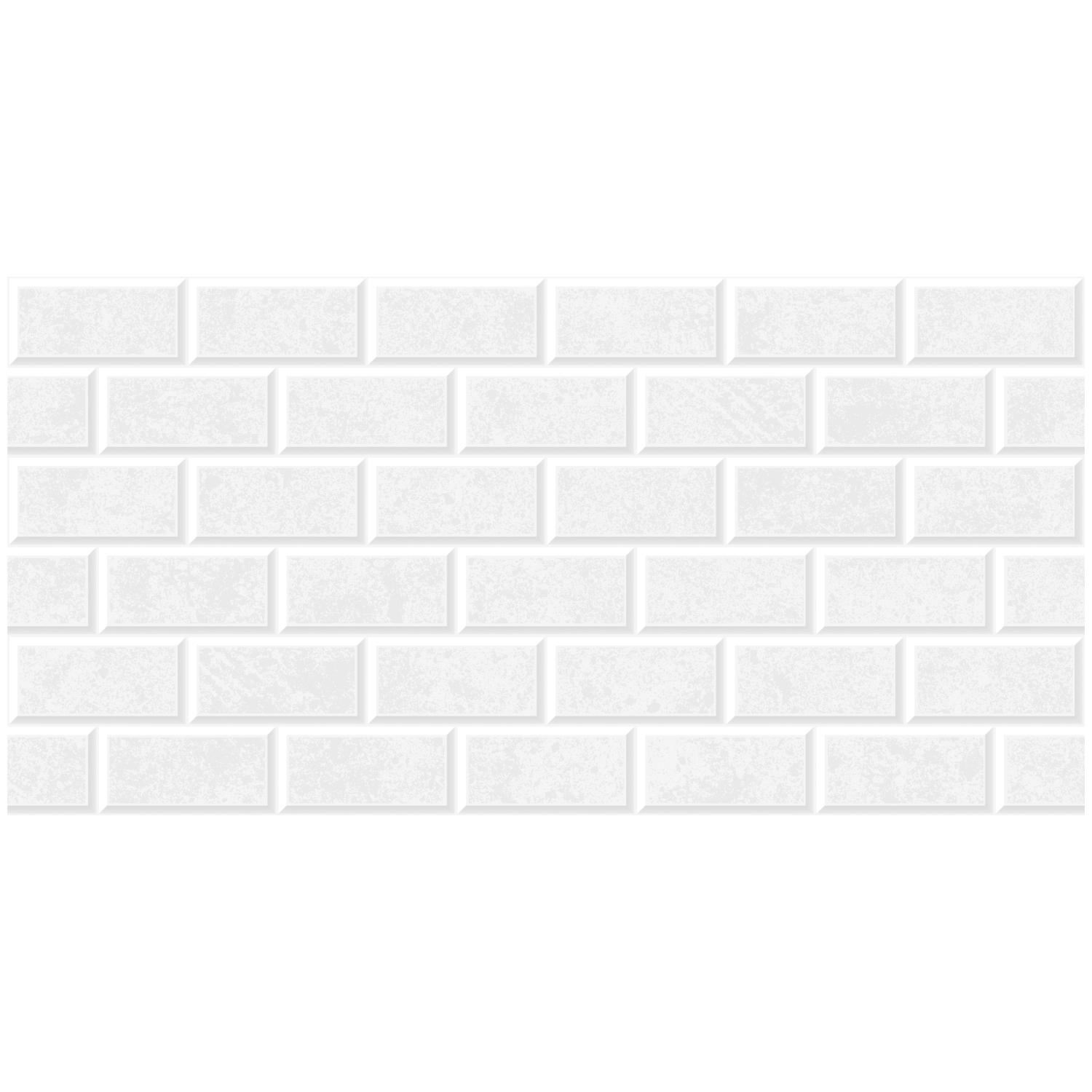 Faianta baie Metro White 17072, rectificata, alb-gri, mat luster, aspect caramizi, 30 x 60 cm