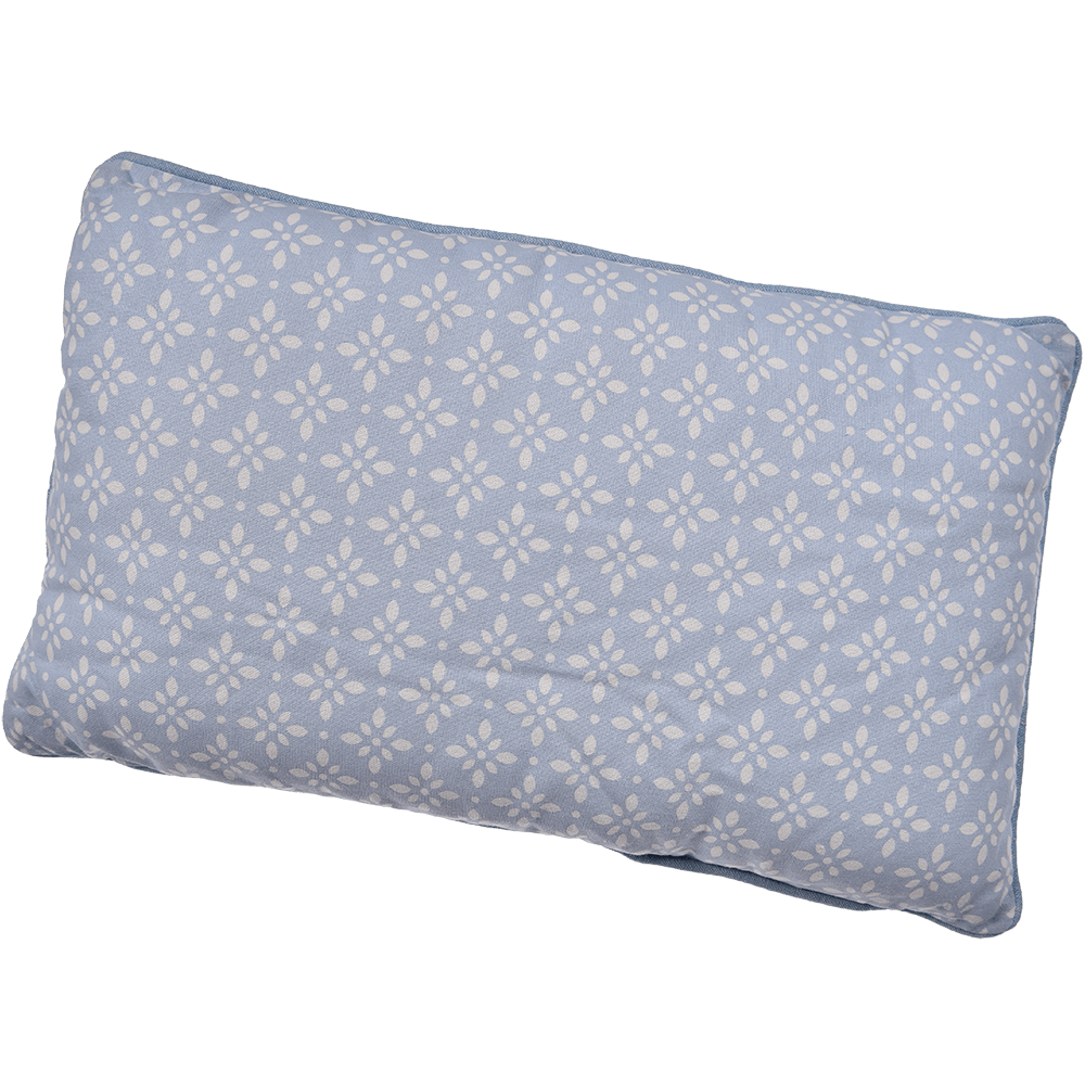 Perna decorativa Mosaik, bumbac 100%, bleu clar, 30 x 50 cm, dreptunghiulara
