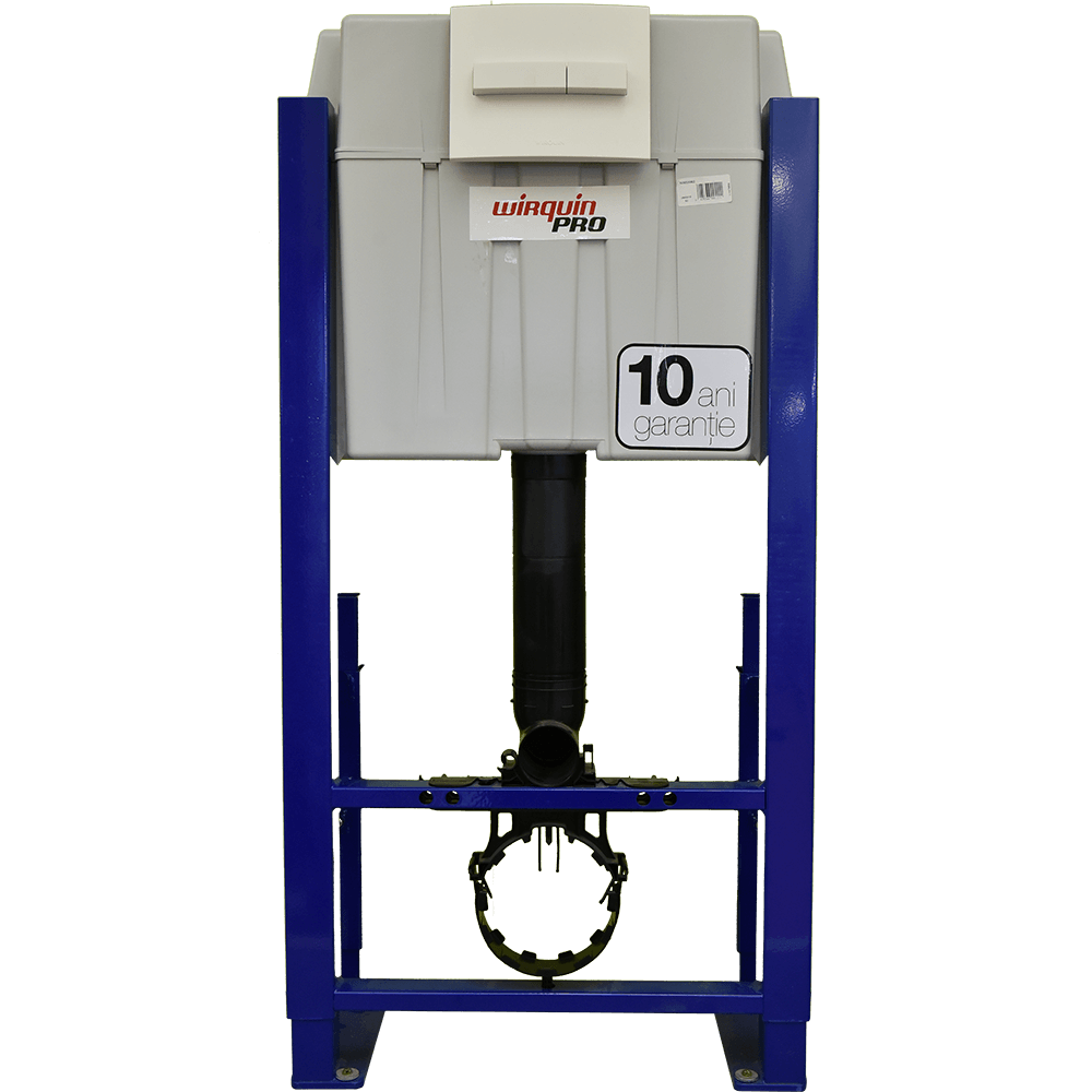 Rezervor wc incastrat Wirquin, cadru otel, 3/6L, 50 x 95.8 x 22 cm