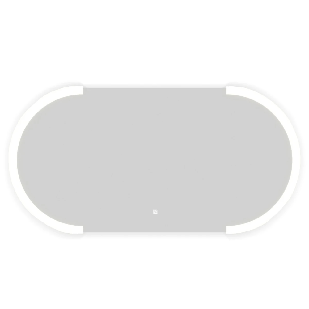 Oglinda baie Savini Due SPR222, iluminare LED, buton touch, 60 x 120 cm