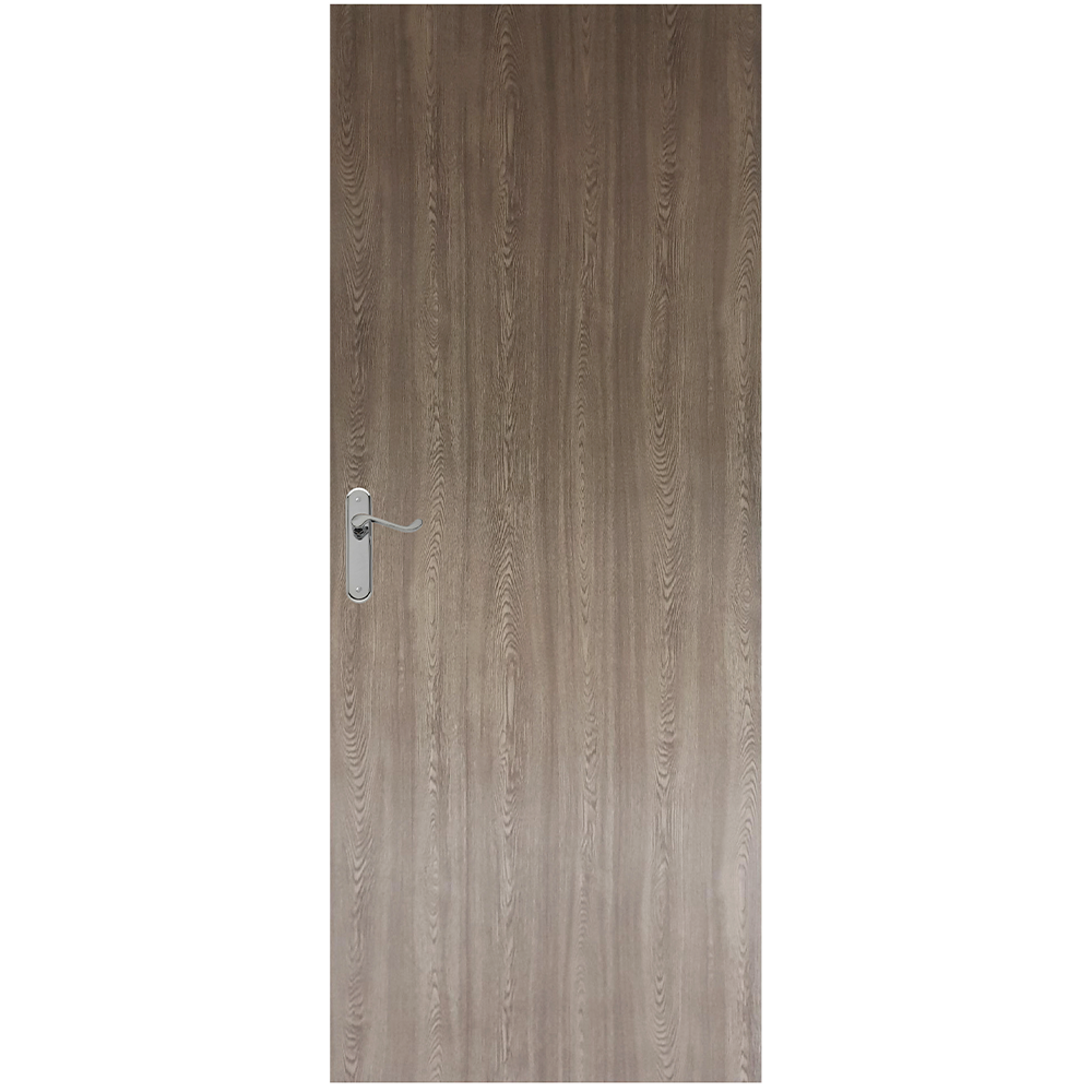 Usa interior celulara Pamate M050, model plina, reversibila, MDF, gri, toc reglabil, 200 x 70 cm x 3.5 cm