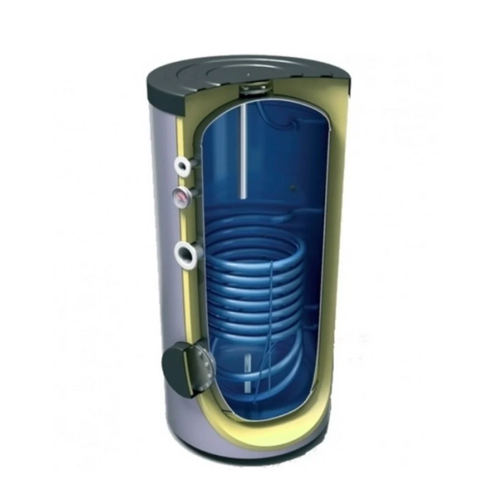 Boiler incalzire indirecta 400 l Tesy Profi Line EV11S40075F42TP, vertical, 1 serpentina, 1 rezervor, gri, 137 kg, 1407 x 750 x 750 mm