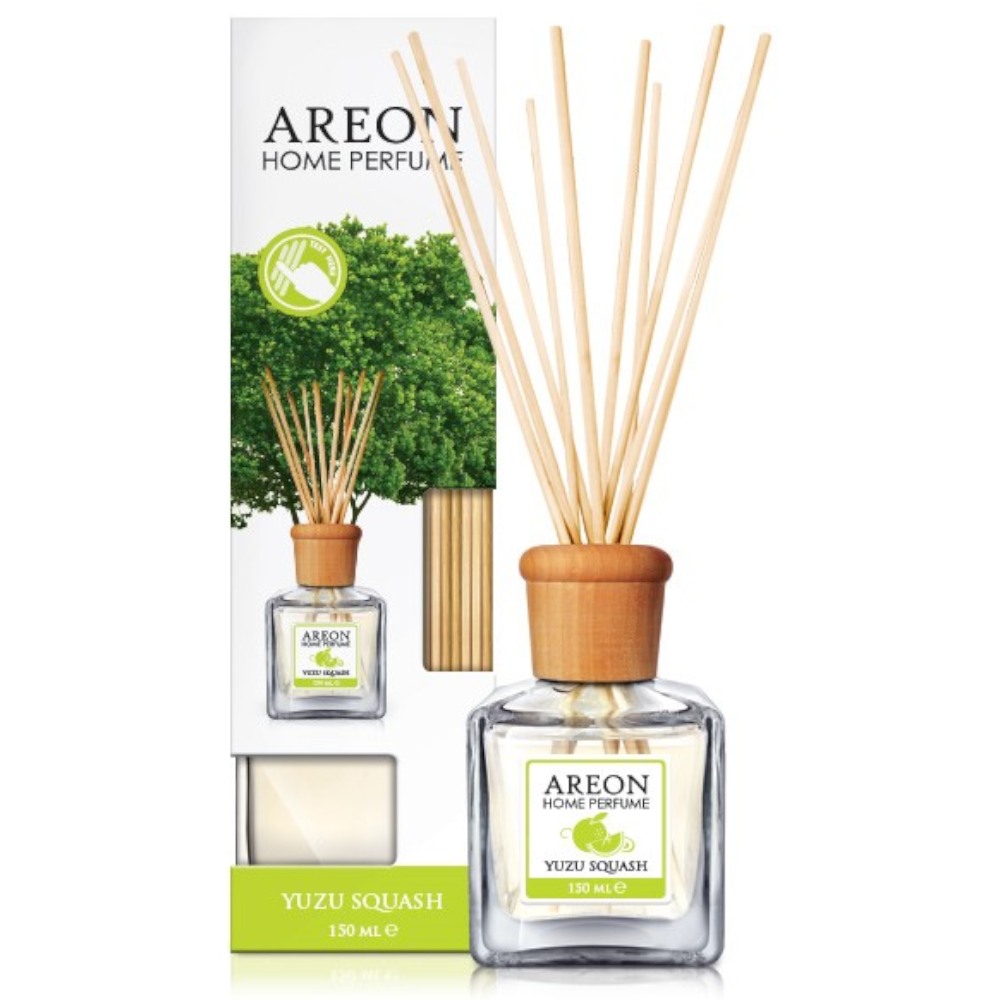 Odorizant cu betisoare Areon Home Perfume, Yuzu Squash, 150 ml