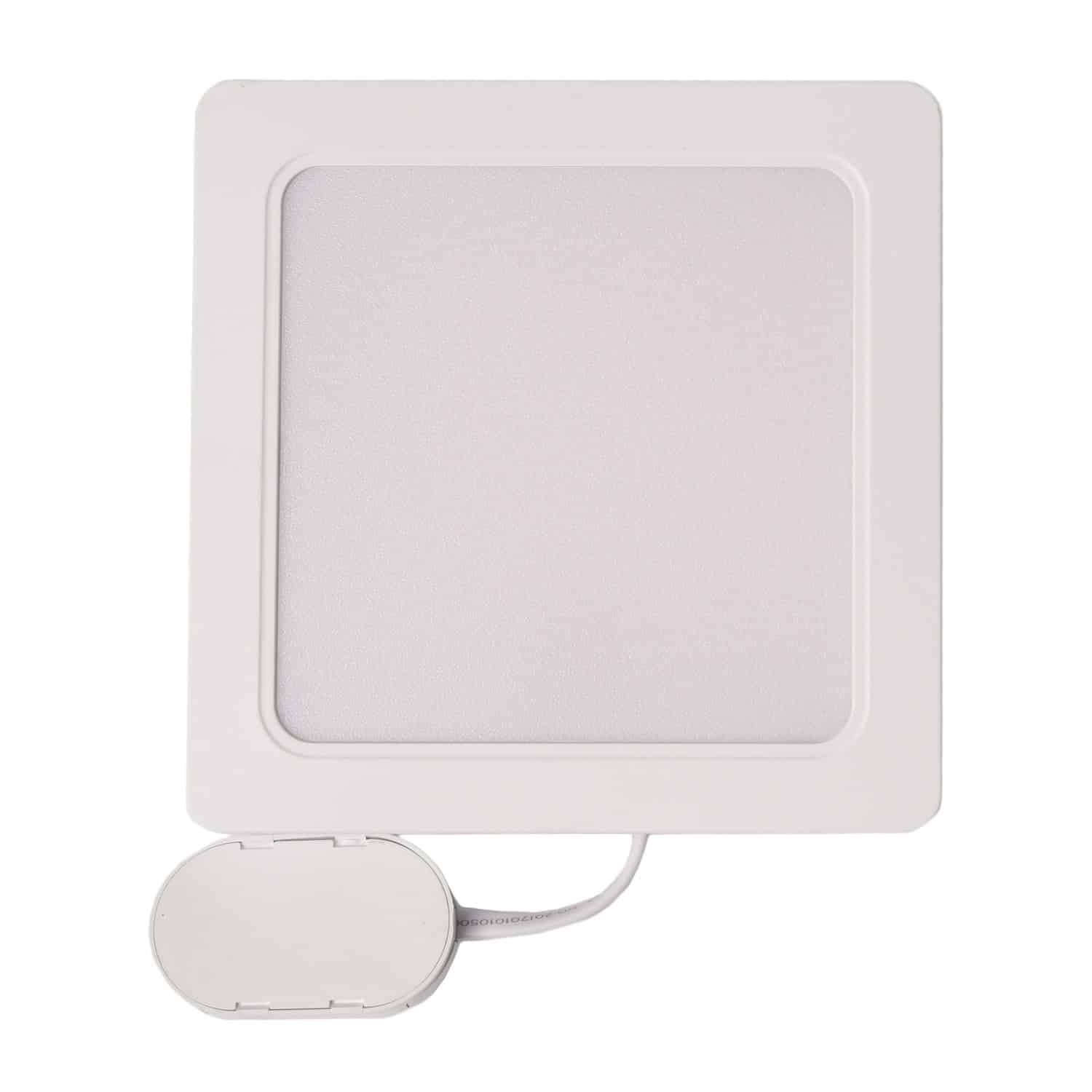 Spot LED incastrat Hepol, temperatura ajustabila, 18 W, alb