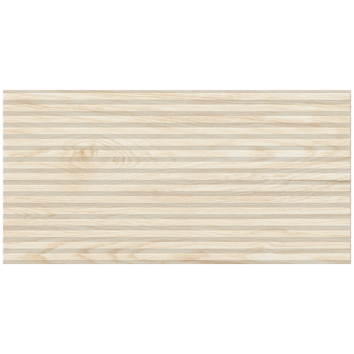 Gresie portelanata exterior/interior KAI Tilia natural, rectificata, structurata, mat, decor lemn, crem, 60 x 120 cm