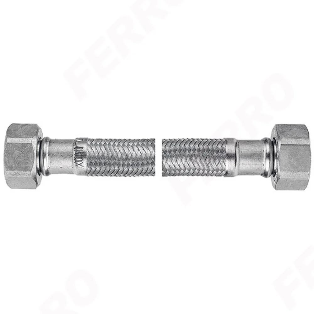 Racord flexibil apa Ferro, PWS 40, 1/2 X 1/2, FI-FI, 200 CM
