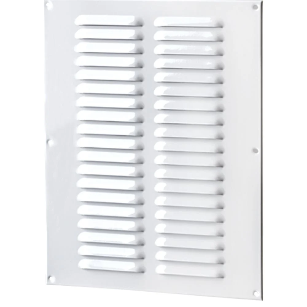 Grila metalica Vents, otel, alb, 250 x 300 mm
