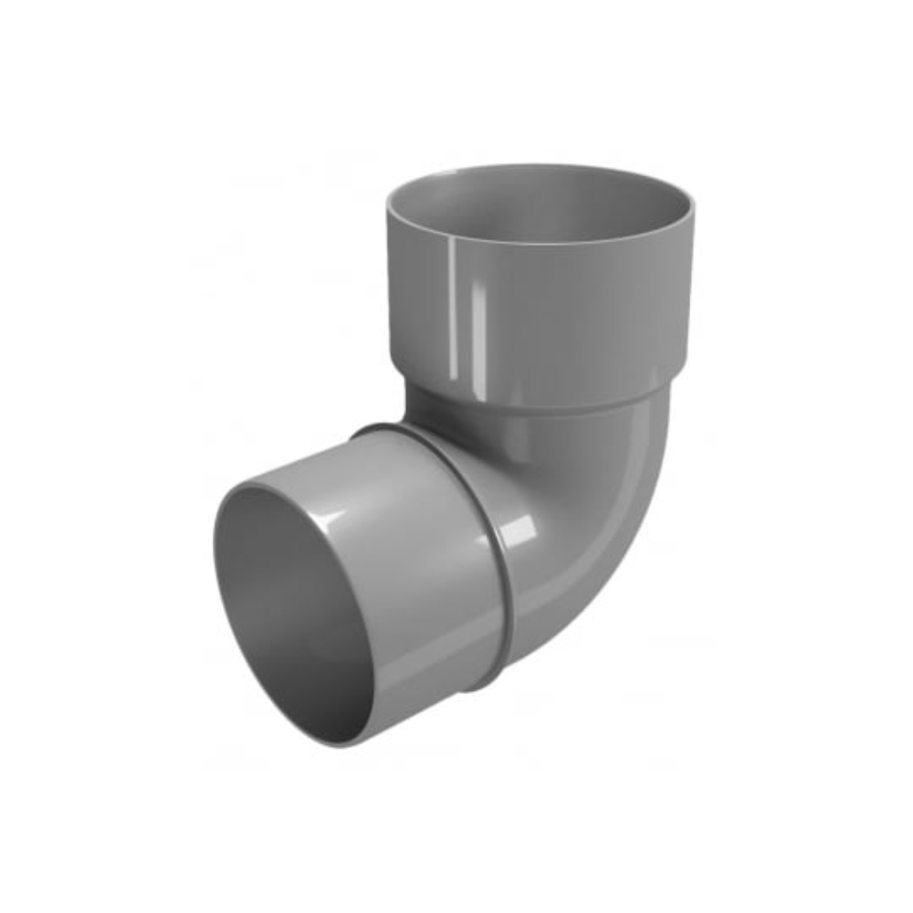 Cot pentru burlan Devorex Classic 120, diametru 80 mm, 87.5°, gri