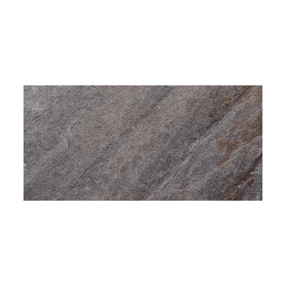 Gresie portelanata Quartzite 4, PEI 4, maro inchis, 60 x 30 cm