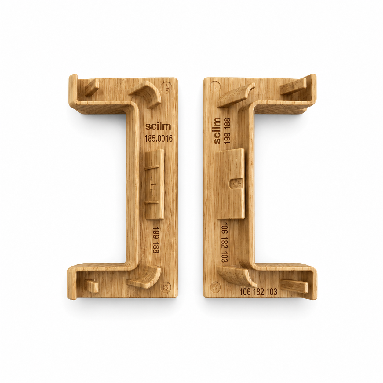 Set colt interior 45° Gola 8402, plastic, stejar