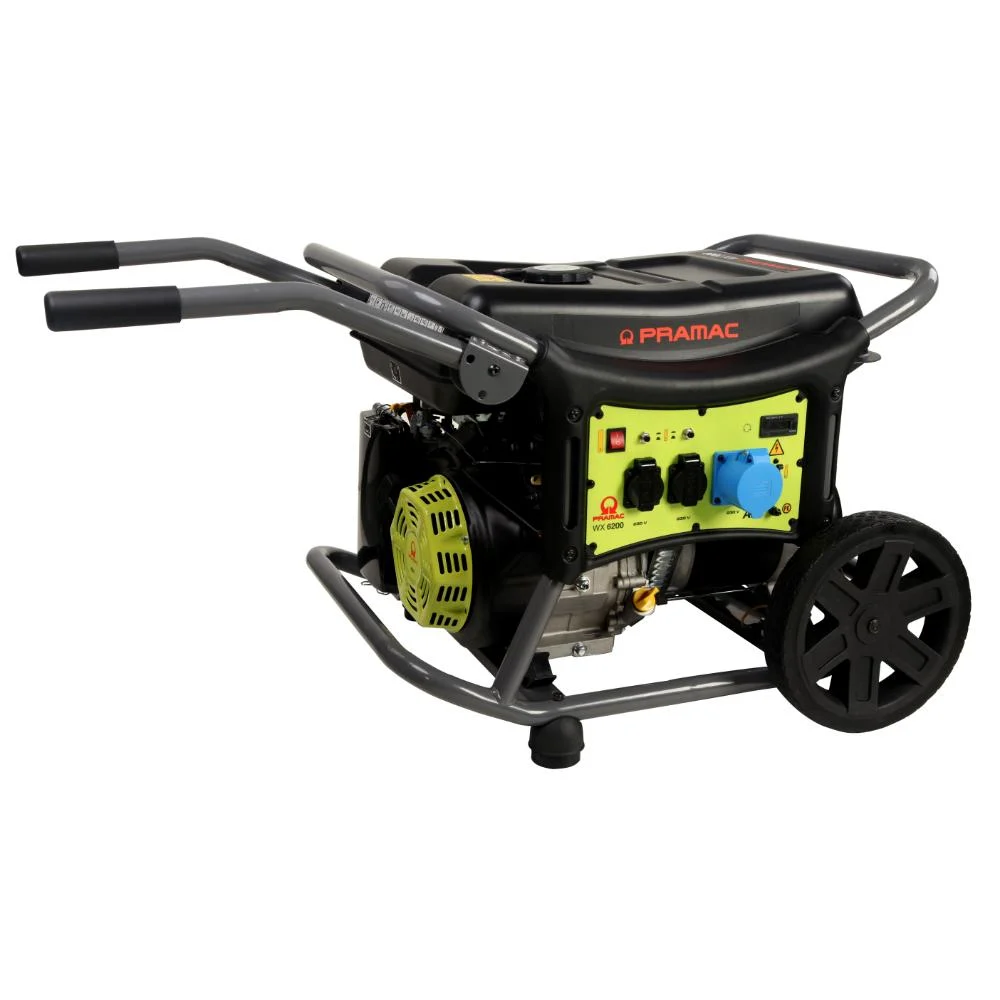 Generator monofazic pe benzina Pramac WX 6200, 230 V, 50 Hz, 5300 W, capacitate rezervor 26 l