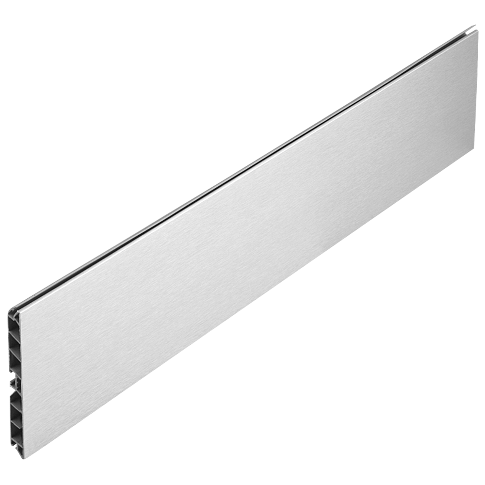 Plinta din PVC cu finisaj aluminiu, L 4 m