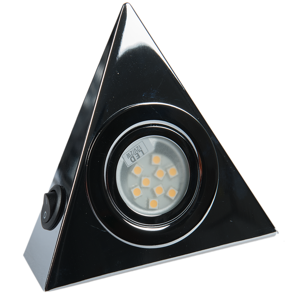 Spot LED piramidal cu switch, 2W, lumina rece, IP22