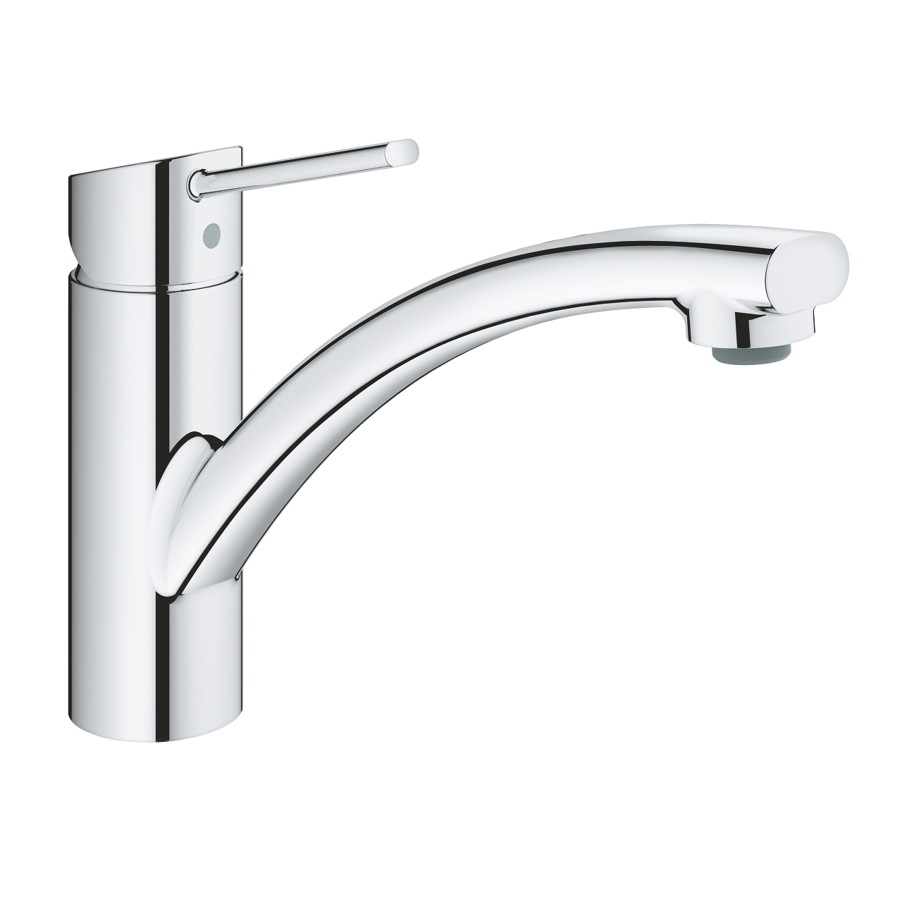 Baterie bucatarie Grohe Swift, alama, argintiu, 35 mm