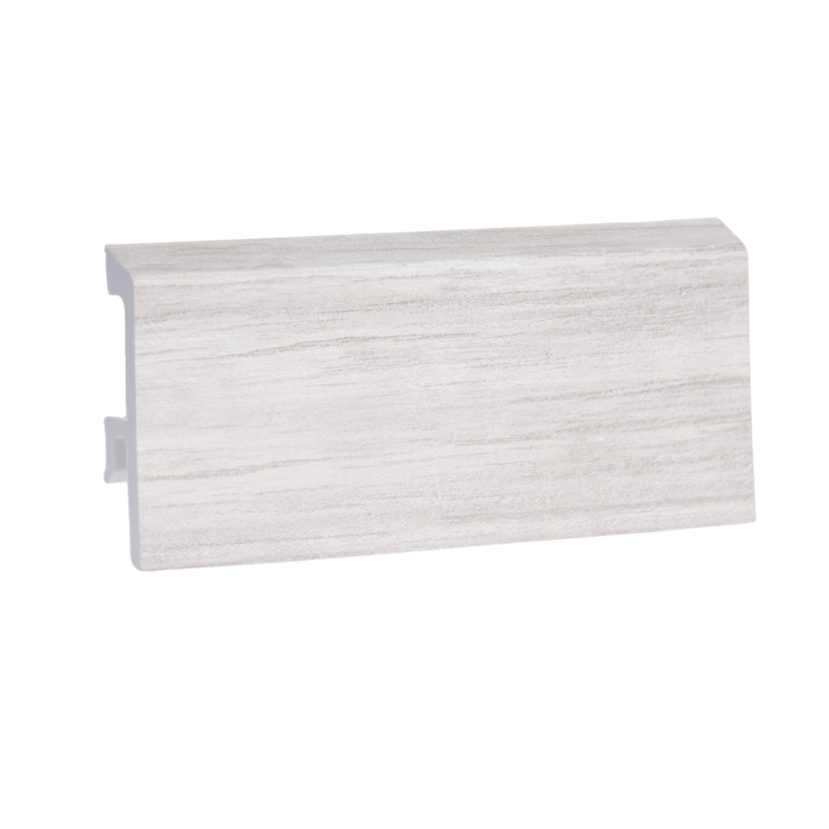 Plinta pardoseala Duflex Rei 906, polimer flexibil, rezistenta la apa, decor lemn, 2000 x 80 x 18 mm