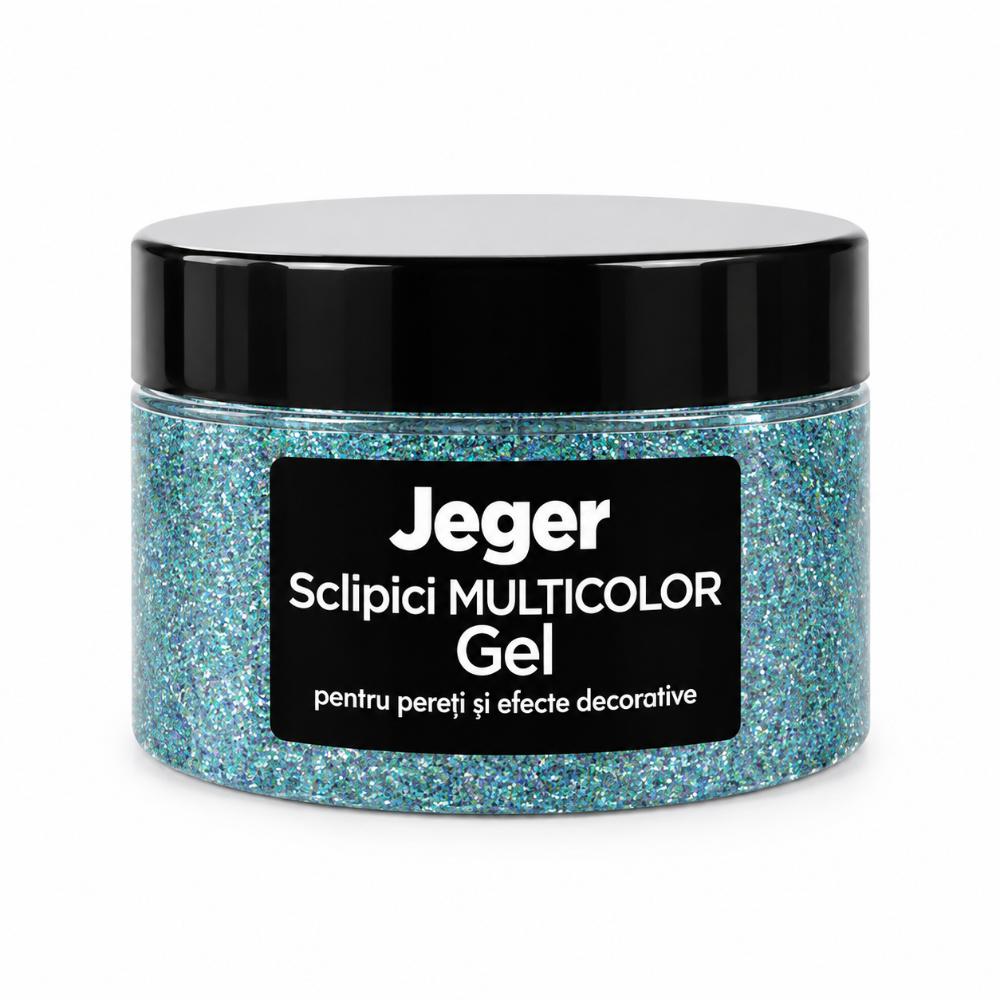 Sclipici gel multicolor Jeger, 100 ml