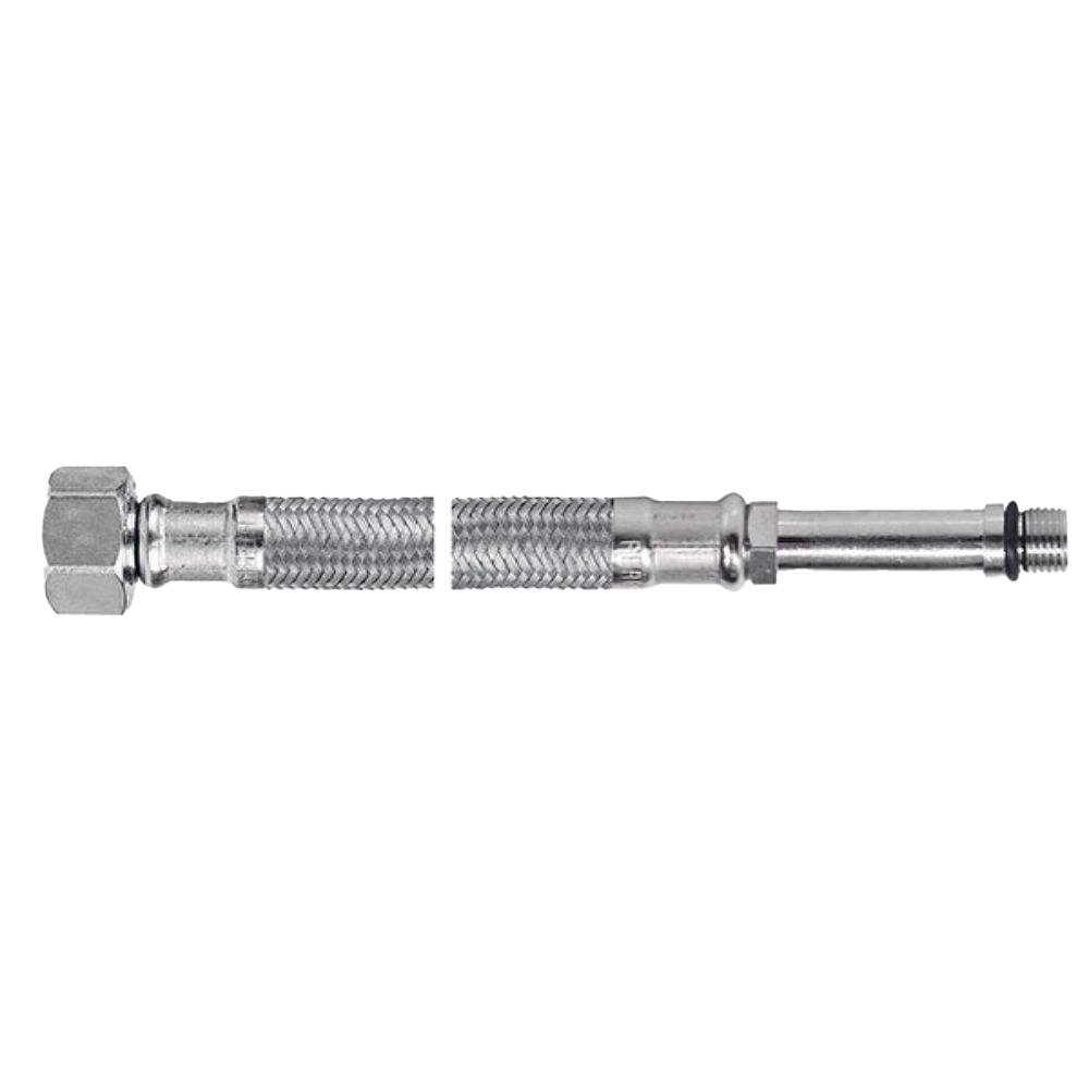 Racord pentru apa flexibil Ferro WBS29, 1 / 2 inch x M10 x 1 / 90 cm, cap lung