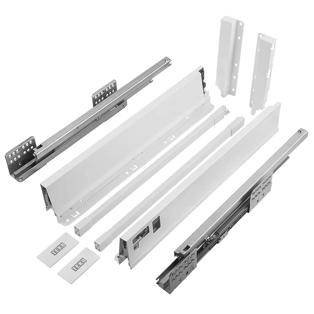 Sistem pentru sertar, Teko Clasic, alb, 40 kg, H 167 mm , 400 mm