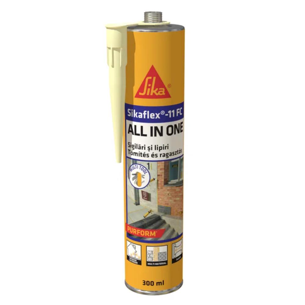 Adeziv sigilant elastic monocomponent Sikaflex®-11 FC Purform, bej, 300 ml