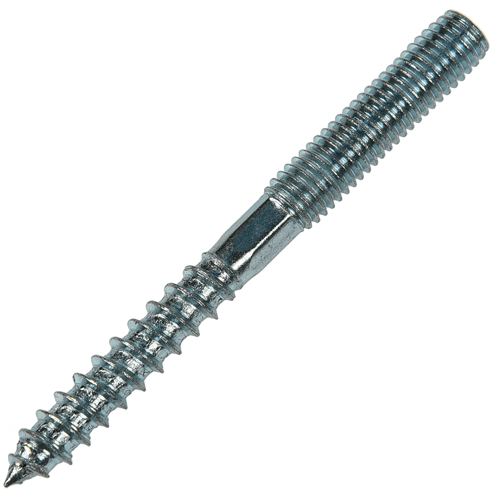 Prezon pentru lemn si metal, otel zincat, M8 x 100 mm, L45/M40