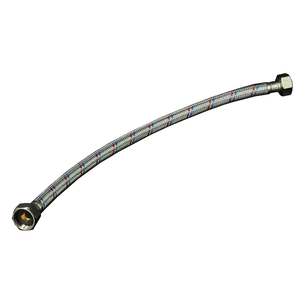 Racord Crimel, otel inoxidabil, argintiu, flexibil, 1/2 x 3/8, 600 mm
