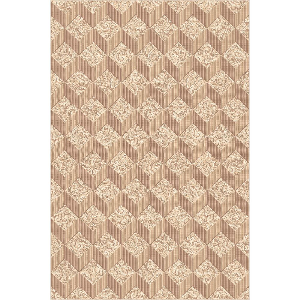 Covor modern Cardinal 25505/170, polipropilena, model geometric bej, 160 x 230 cm