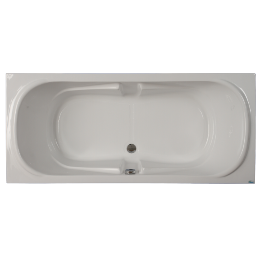 Cada baie dreptunghiulara Fibrex Favorit, acril, alb, 1800 x 800 x 400 mm