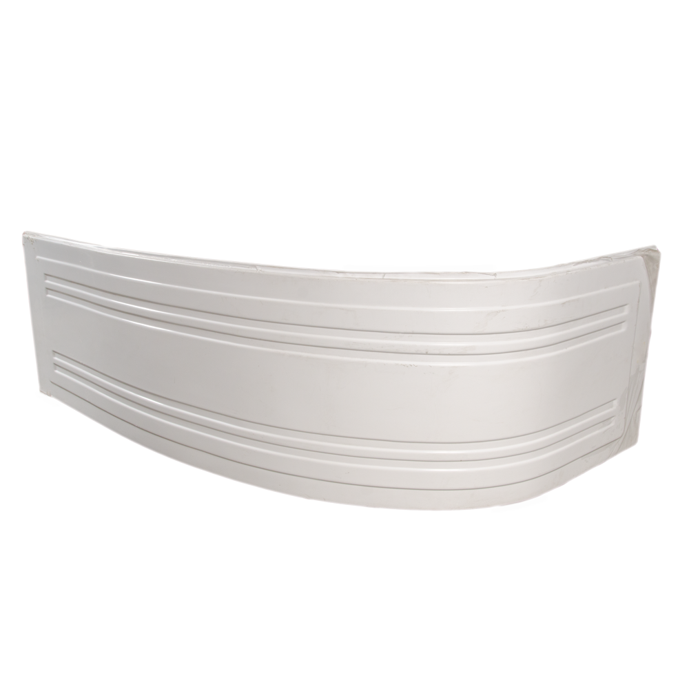 Masca frontala cada Fibrex Cristal/Athena, reversibila, acril sanitar, alb, 1500 x 550 mm