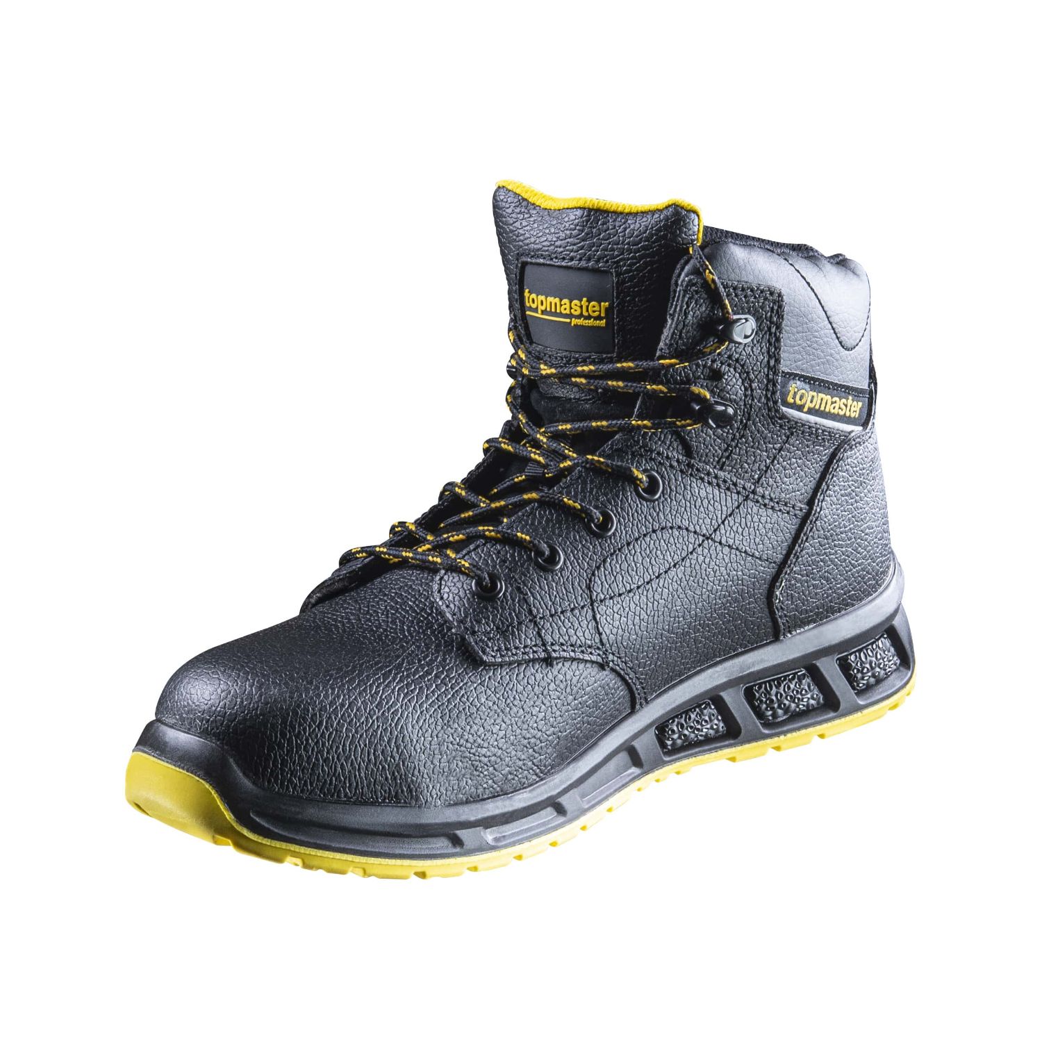 Pantofi de protectie cu bombeu din compozit Topmaster WSH1C, negru, marimea 41