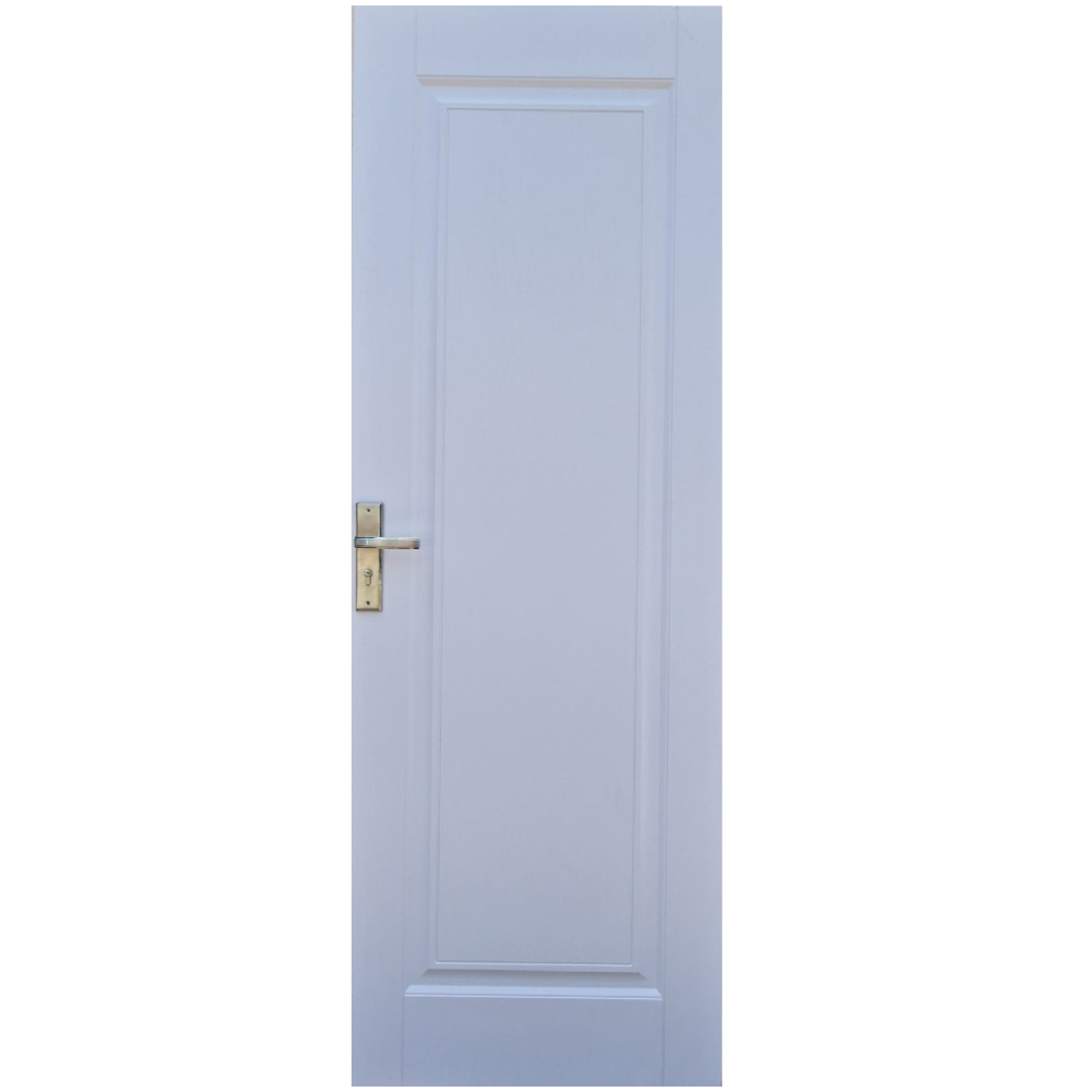Usa interior plina Pamate M-03, reversibila, MDF, alb, toc 10 cm, 200 x 80 x 4 cm 
