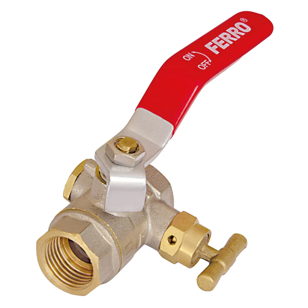 Robinet sferic apa KPM2 Ferro, alama, FF, 3/4