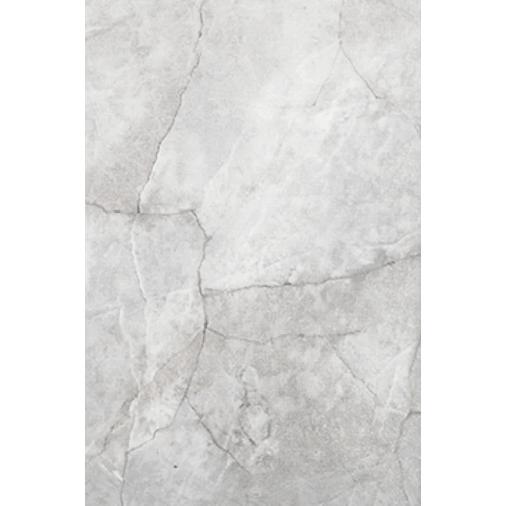 Faianta baie rectificata Kai Siena, gri, lucios, aspect de marmura, 30 x 20 cm