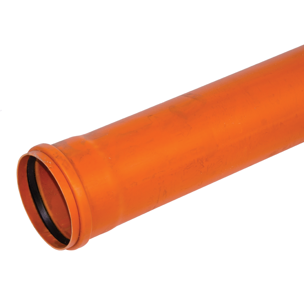 Teava PVC SN4 Valrom, canalizare exterioara, cu mufa si garnitura, diametru 315 mm, 2 m