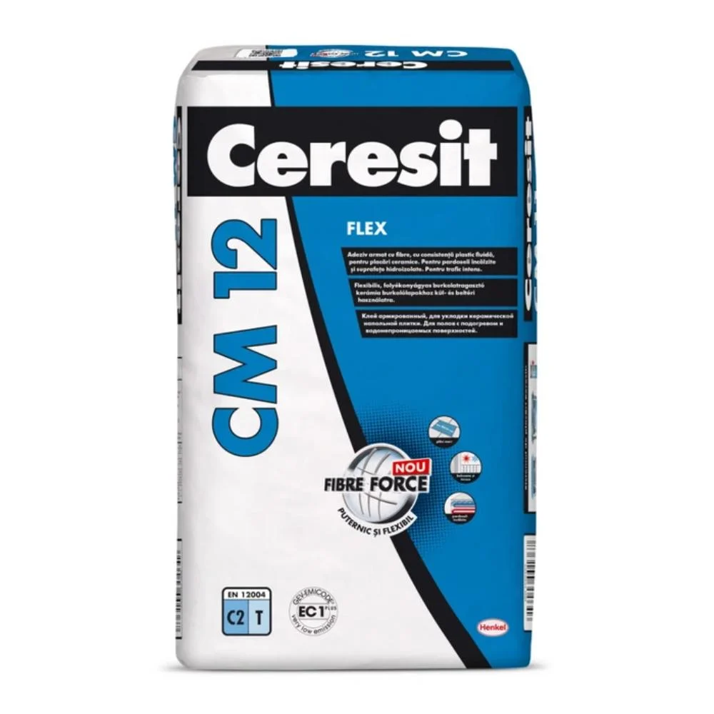 Adeziv flexibil pentru placari ceramice, Ceresit CM 12, 25 kg