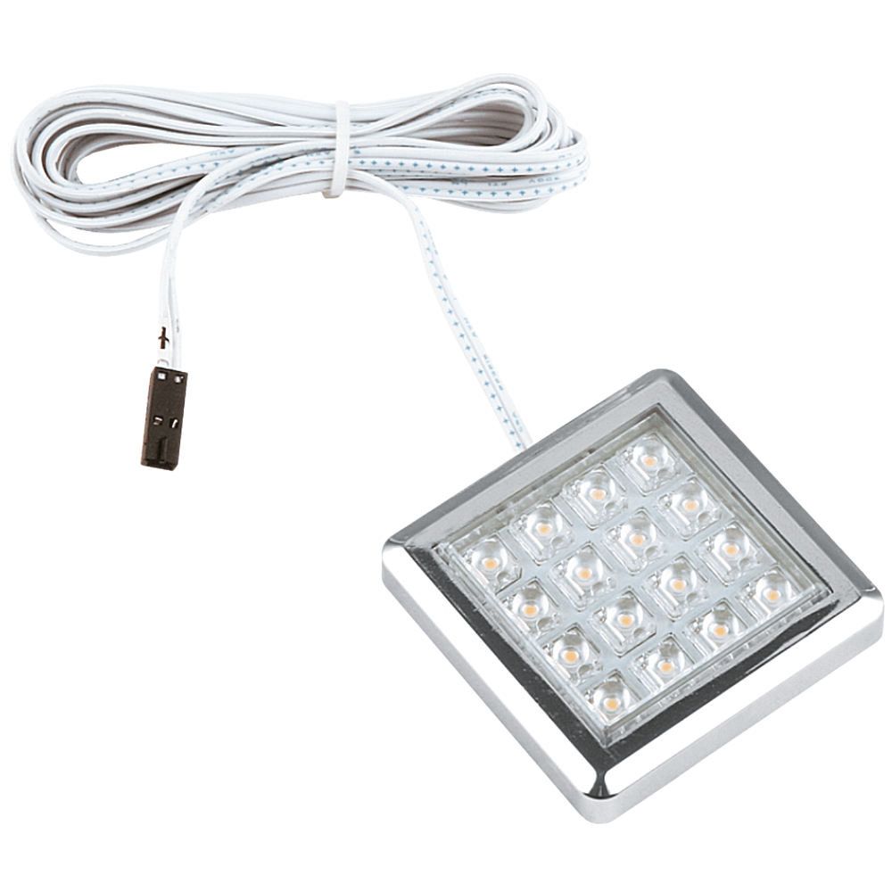 Spot patrat cu LED alb calda