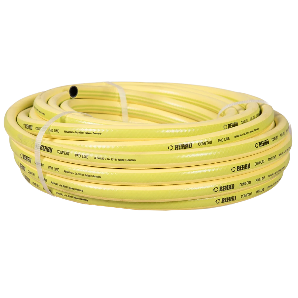 Furtun Rehau Po Line 1/2, cauciuc, 20 m, galben