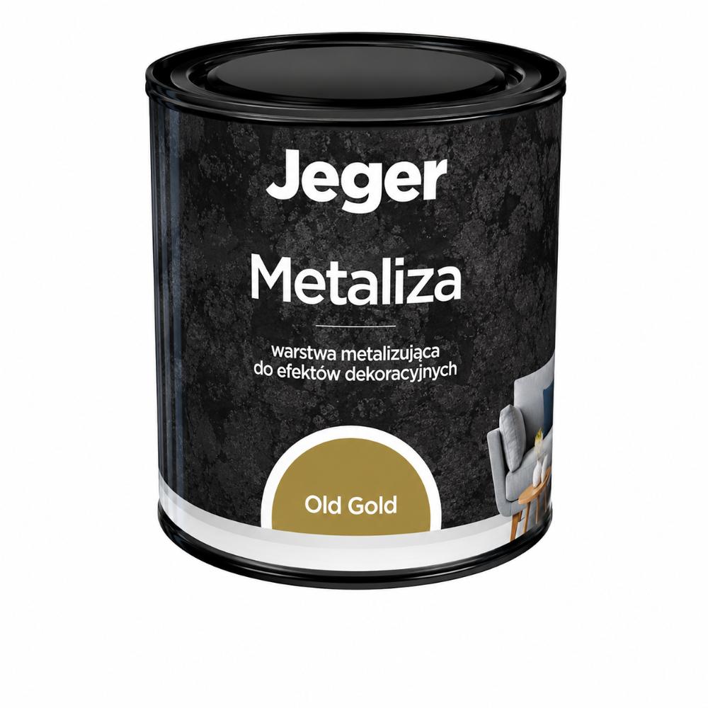 Finisaj metalic decorativ Jeger Metaliza, Old gold, 400 ml