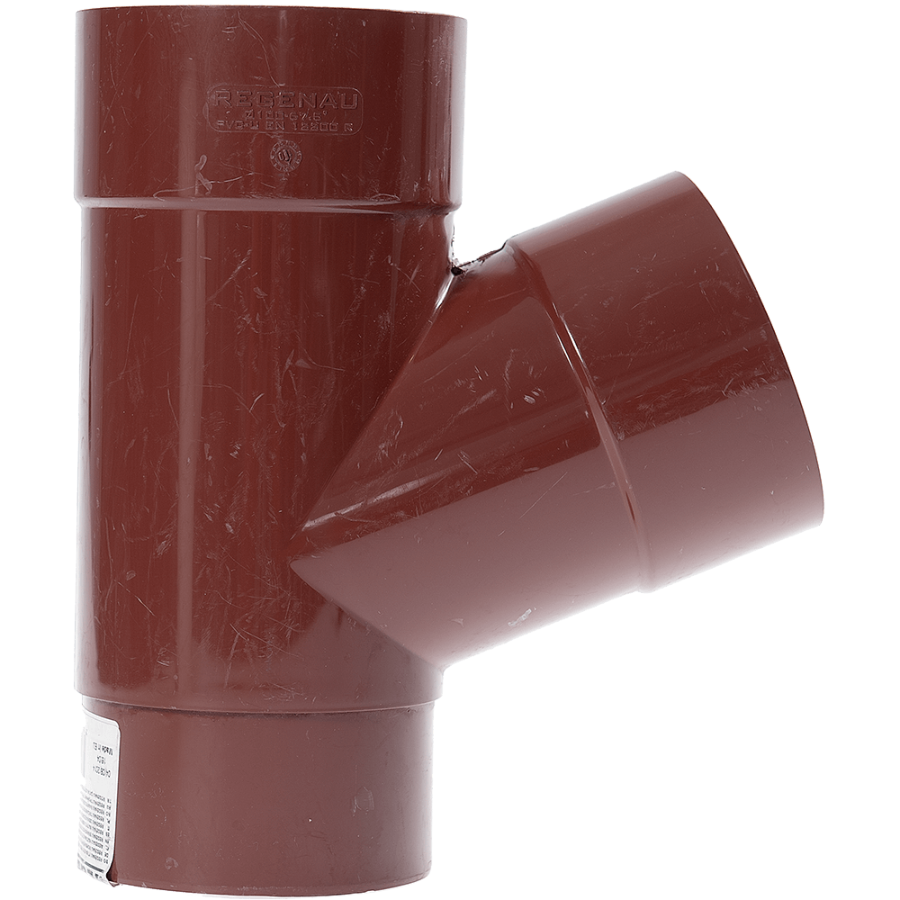 Ramificatie pentru burlan, PVC, D100 mm, 67.5°, rosu