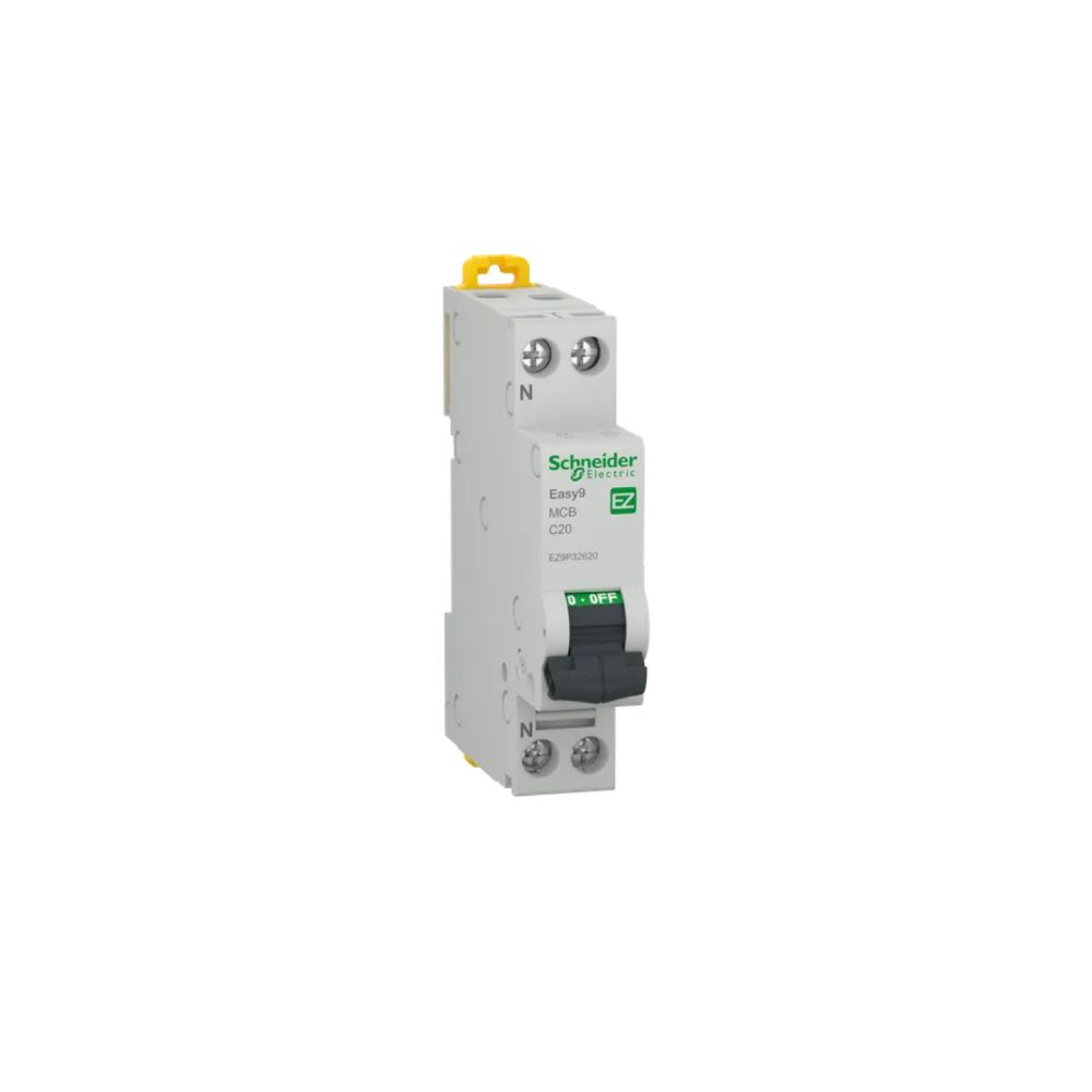 Disjunctor Easy 9  Schneider EZ9P32620, C, 1P+N 20A