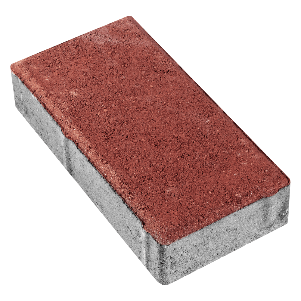 Pavele Wise Parket, dreptunghi, rosu, 20 x 10 x 4 cm