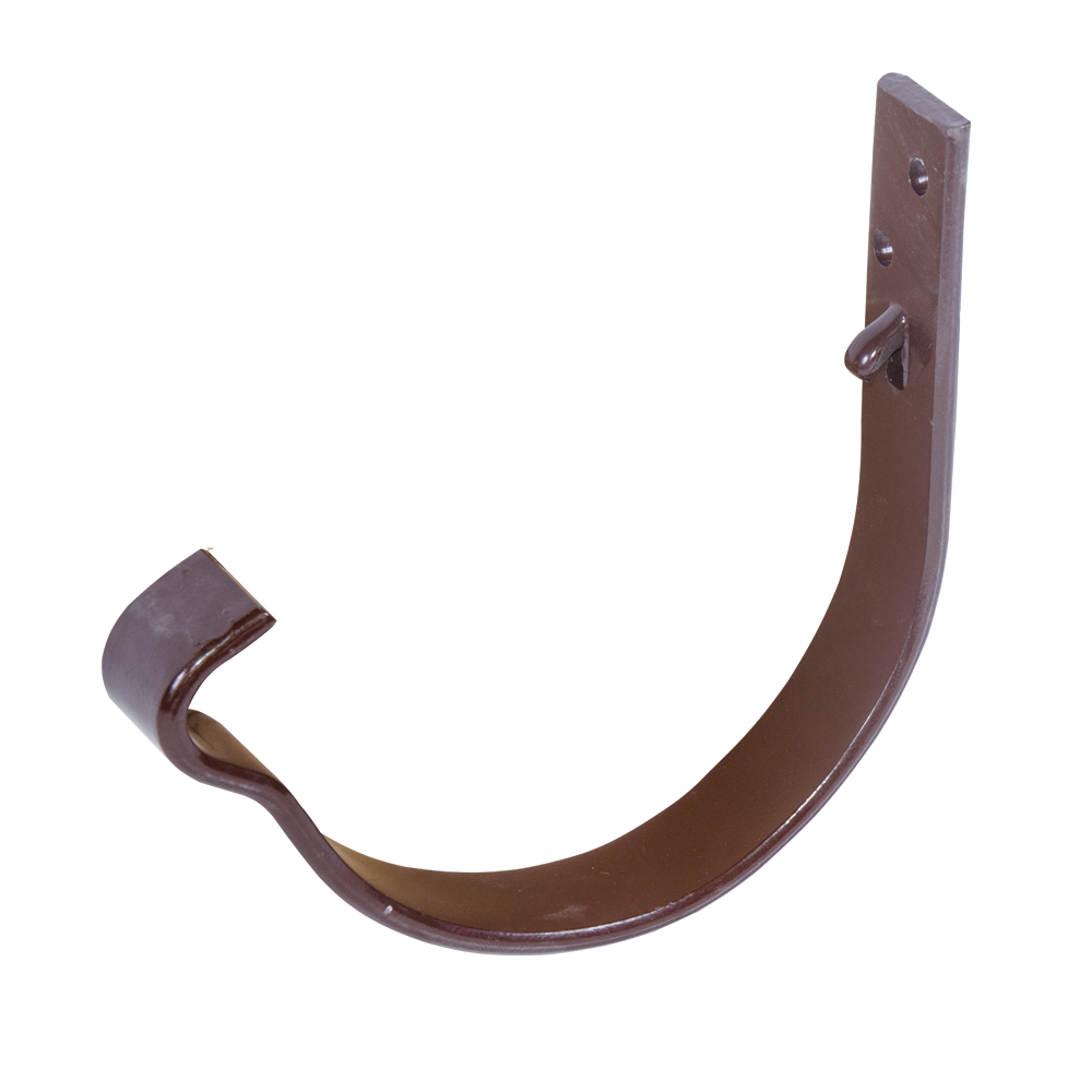 Carlig aplicat jgheab Novatik Ronda, metal, 150 mm, maro RAL 8017