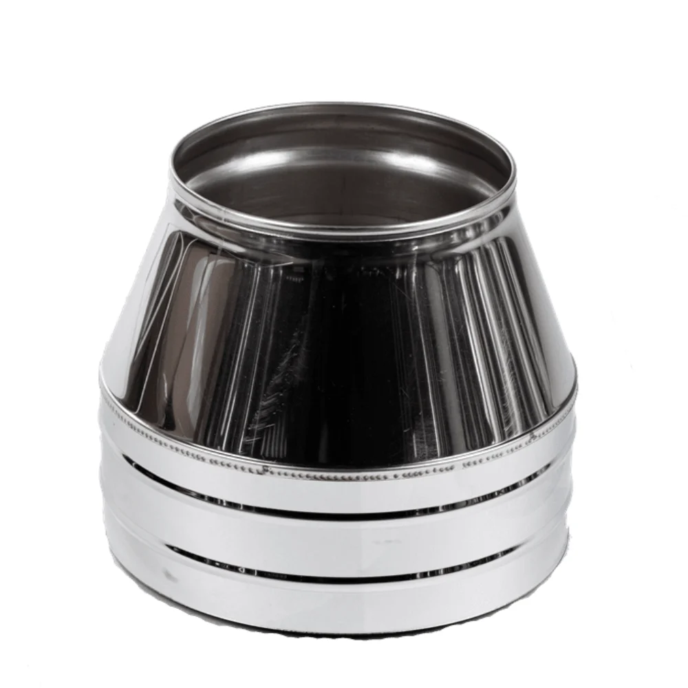 Terminatie conica pentru burlan, inox, diametru 180/250 mm
