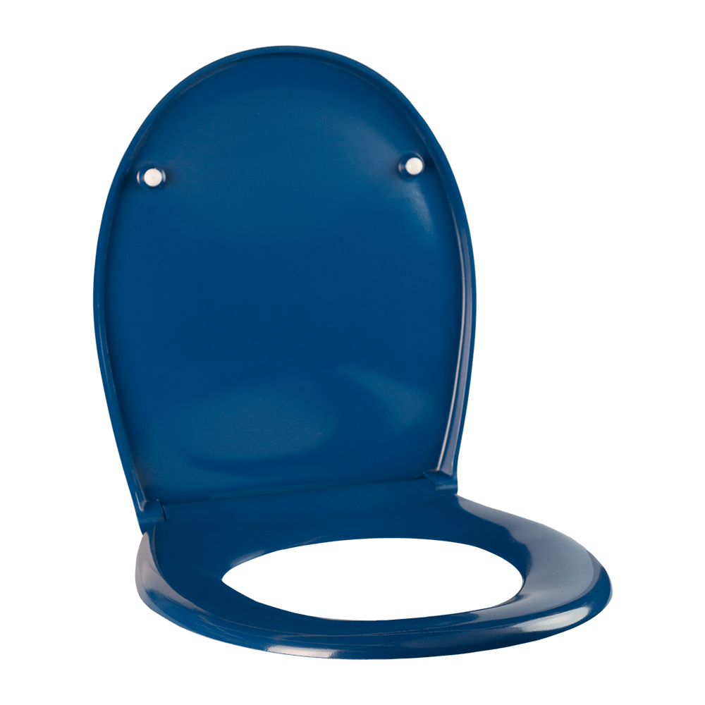 Capac pentru WC MSV, duroplast, albastru, 37,5 x 44,5 x 4 cm