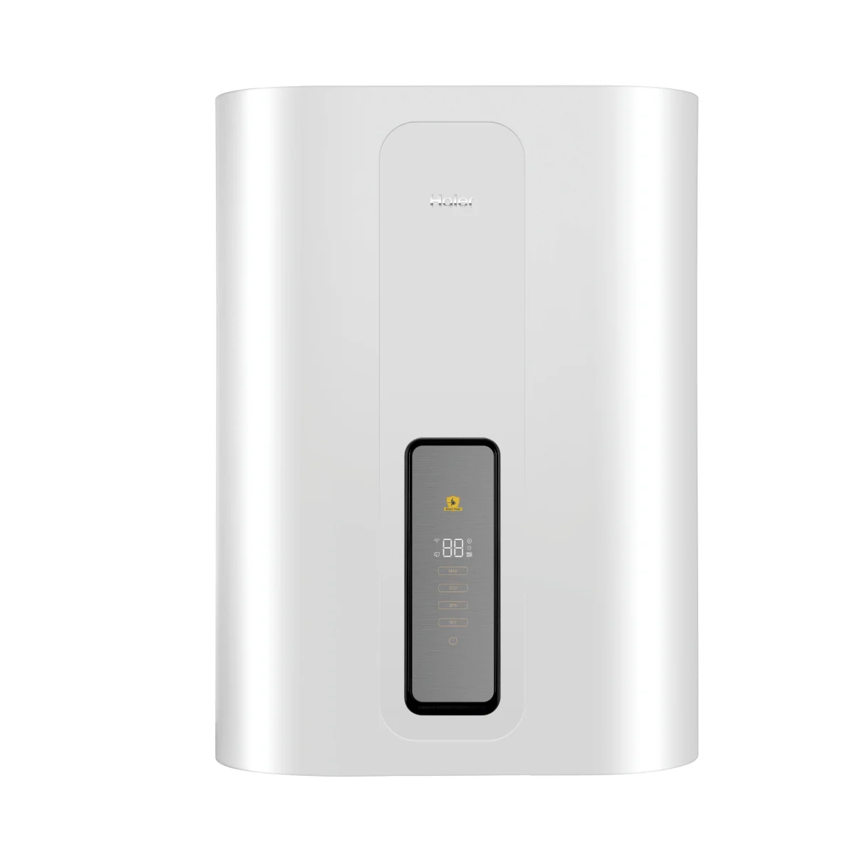 Boiler electric flat 50 l Haier ES50V-TF7W, 2 x 1500 W, montaj mural, 2 rezervoare, protectie umiditate IPX4, alb, 25 kg, 530 x 320 x 745 mm