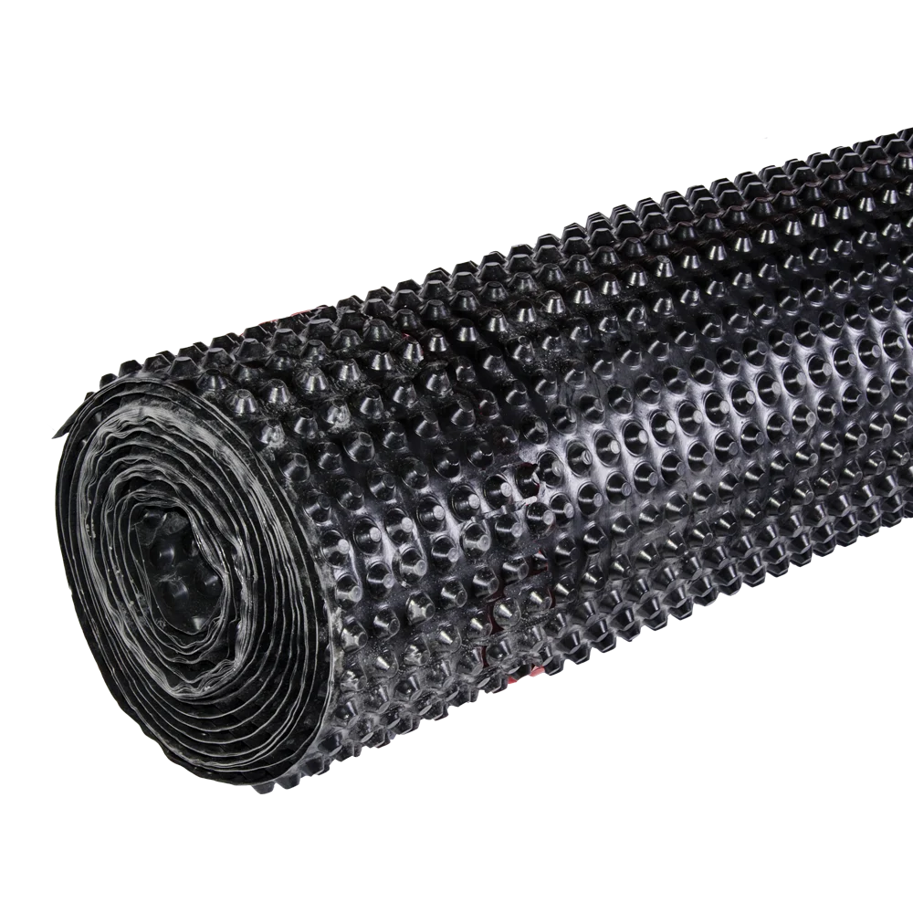 Membrana cu crampoane protectie fundatie, Drain 400 g/mp , 1,50 x 20 m