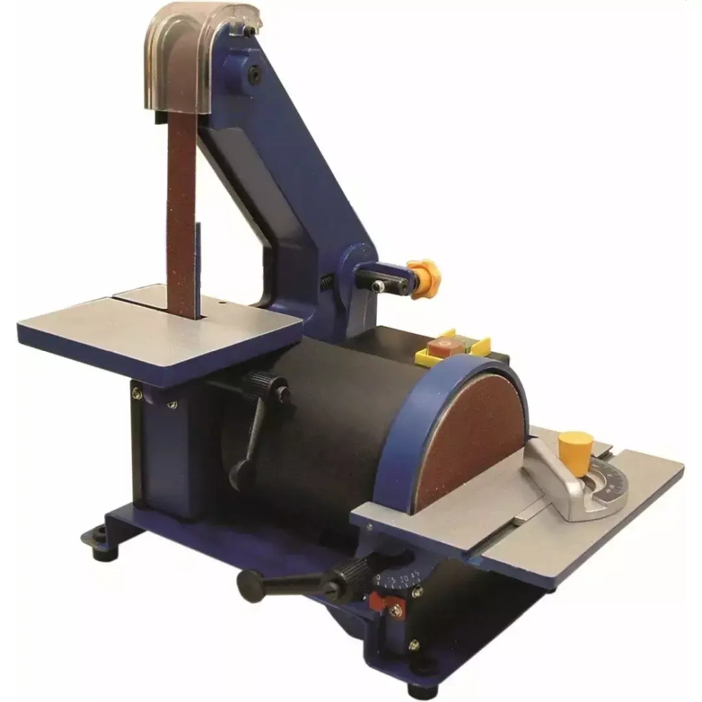 Masina pentru slefuit cu banda si disc Dedra DED7809, 127 mm, 300 W, 2850 rpm