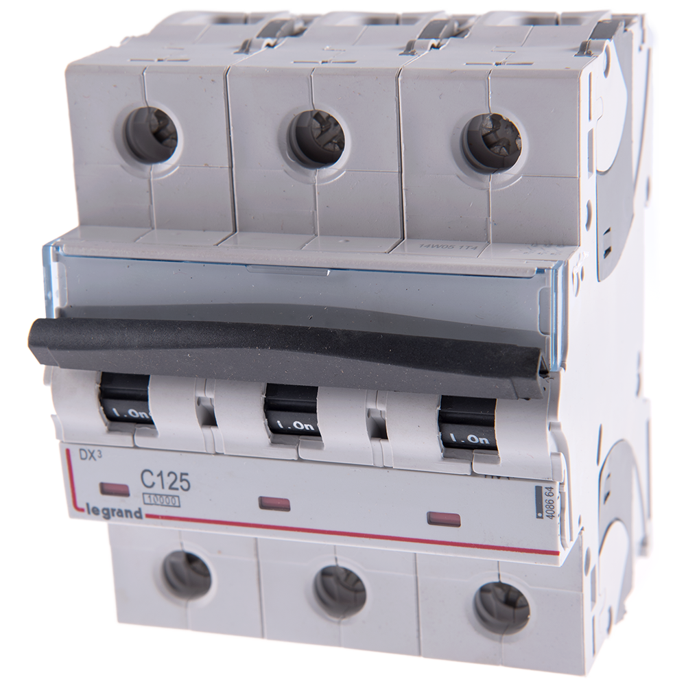 Disjunctor DX3 10000 Legrand 408664, 3P, 125A
