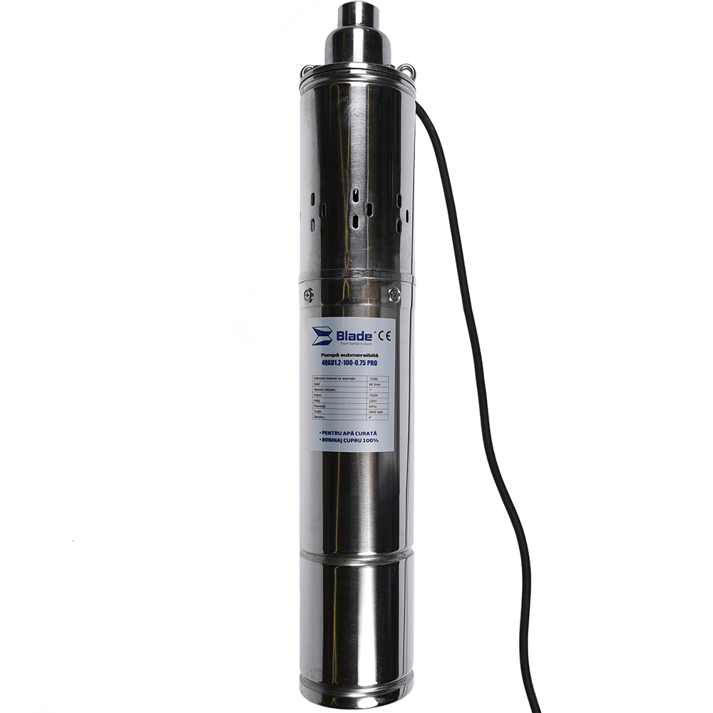 Pompa de apa curata BLADE 4QGD1.2-000-0.75 PRO, 750w, 1800 l/h, 12 kg