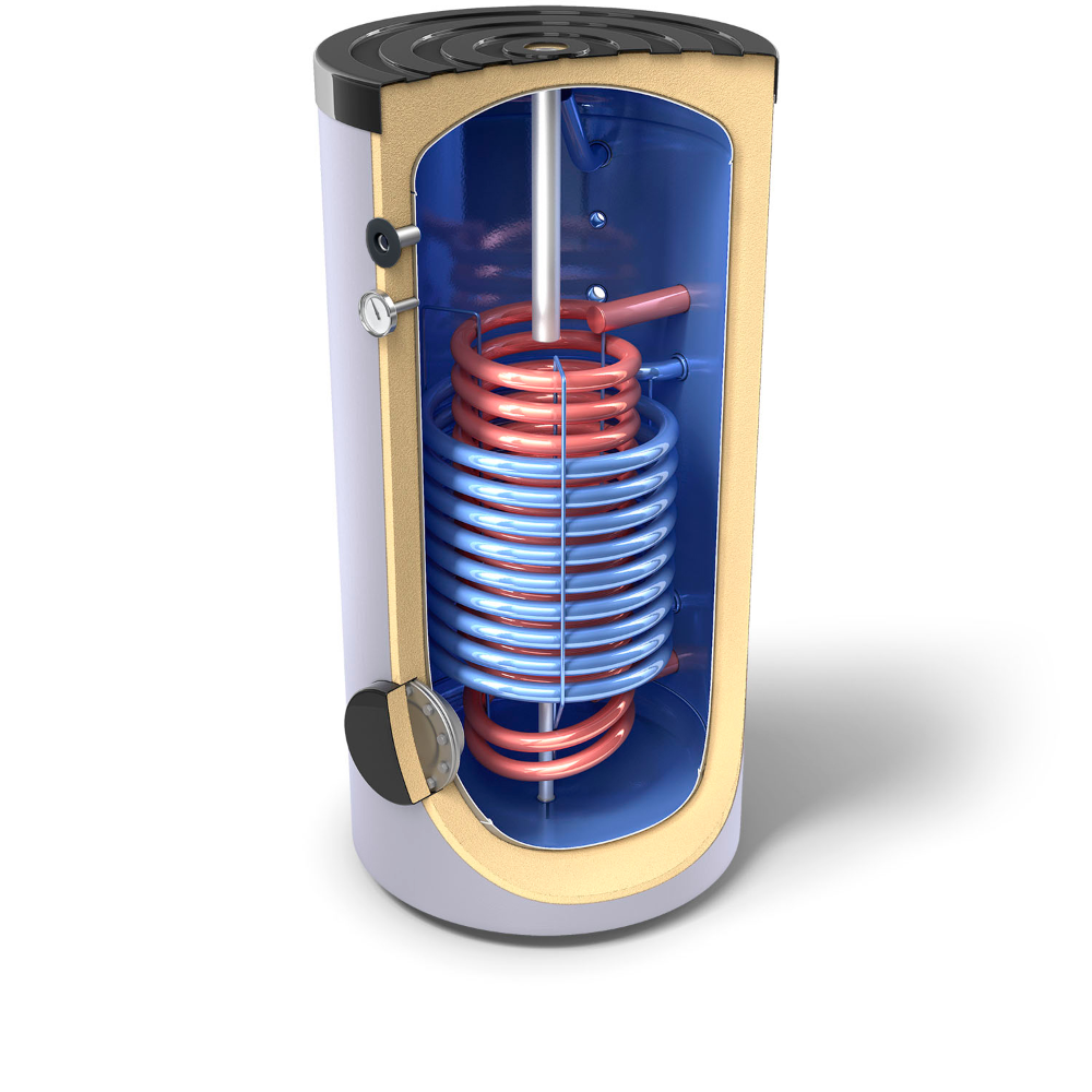 Boiler termoelectric pentru apa calda menajera Tesy EV 9S+13S 200 60, 200 litri, 2 serpentine, 78 kg